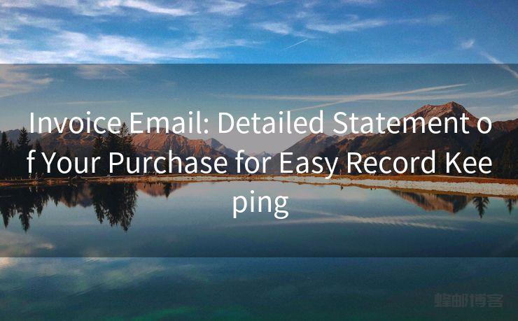 Invoice Email: Detailed Statement of Your Purchase for Easy Record Keeping