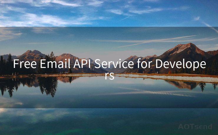 Free Email API Service for Developers