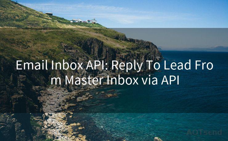 Email Inbox API: Reply To Lead From Master Inbox via API