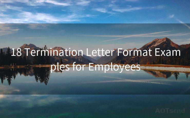 18 Termination Letter Format Examples for Employees