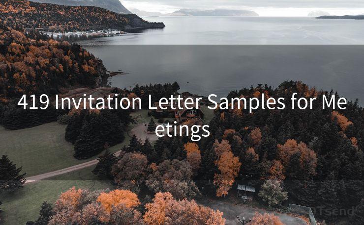 419 Invitation Letter Samples for Meetings