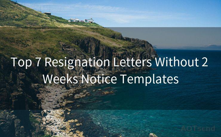 Top 7 Resignation Letters Without 2 Weeks Notice Templates