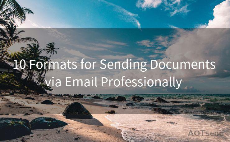 10 Formats for Sending Documents via Email Professionally 