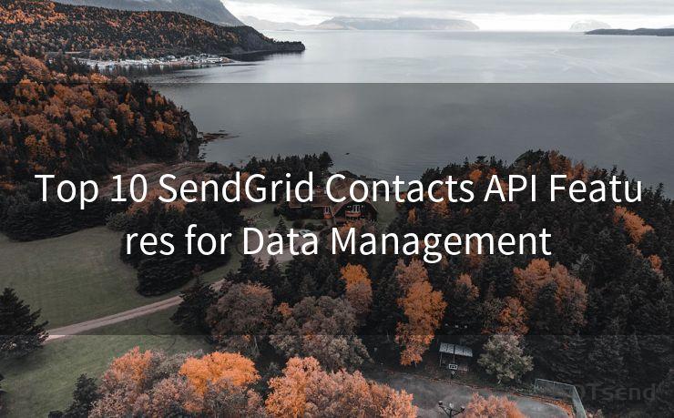 Top 10 SendGrid Contacts API Features for Data Management