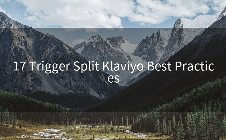 17 Trigger Split Klaviyo Best Practices