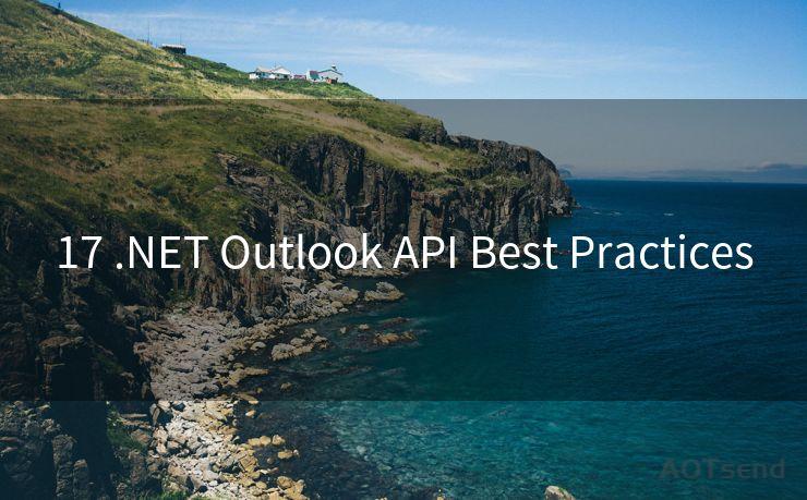 17 .NET Outlook API Best Practices