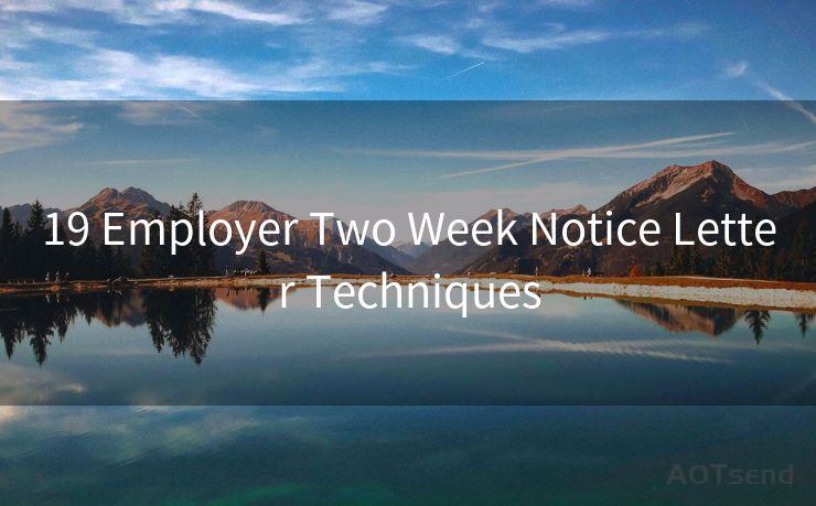 19 Employer Two Week Notice Letter Techniques