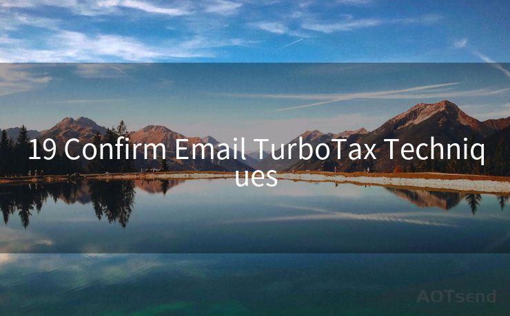 19 Confirm Email TurboTax Techniques