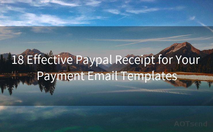 18 Effective Paypal Receipt for Your Payment Email Templates