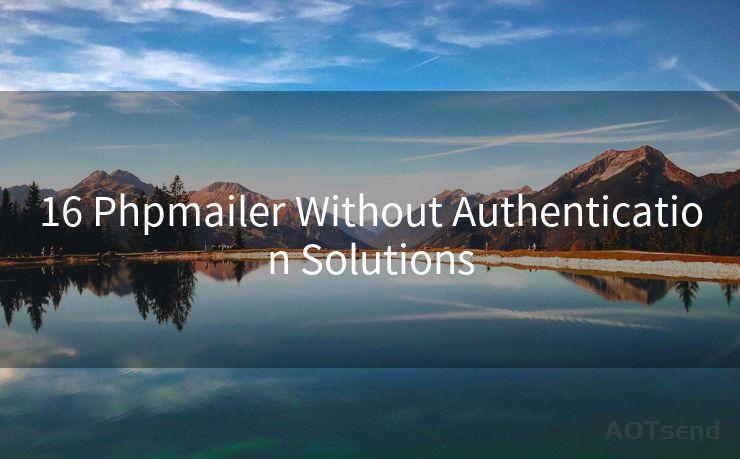 16 Phpmailer Without Authentication Solutions