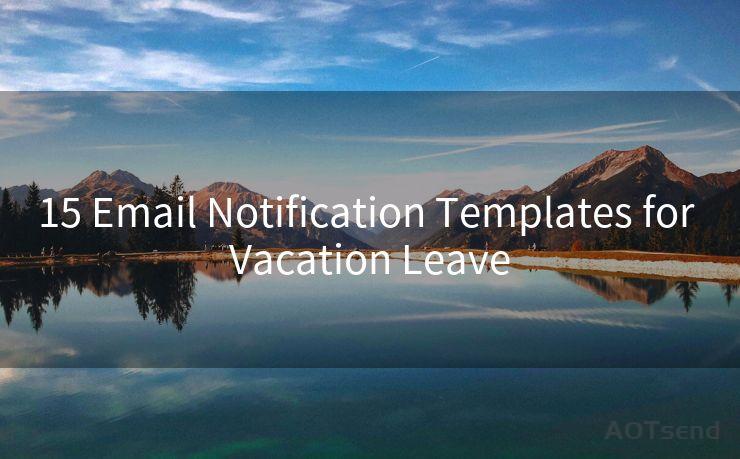 15 Email Notification Templates for Vacation Leave