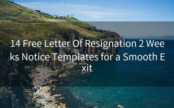 14 Free Letter Of Resignation 2 Weeks Notice Templates for a Smooth Exit