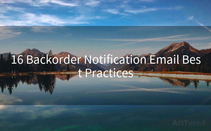 16 Backorder Notification Email Best Practices