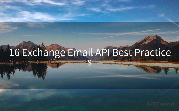 16 Exchange Email API Best Practices